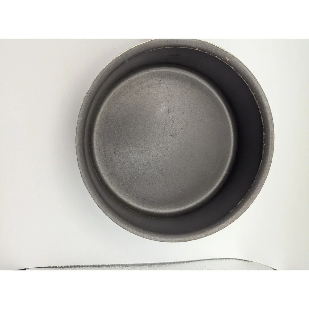 Vintage Mirro Blue‎ Saucepan 1 Qt Wood Handle Country Geese Retro Cookware USA